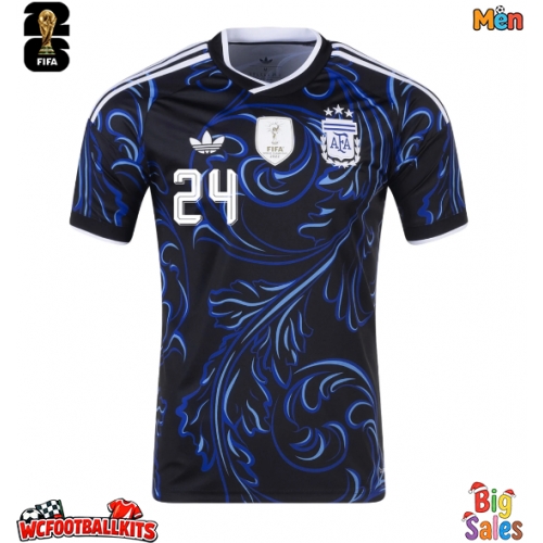 Argentina Enzo Fernandez #24 Replica Away Stadium Shirt World Cup 2026 Short Sleeve